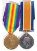 WWI British medal group pair comprising of 1914-18 war medal and 1914-19 victory medal to 41851