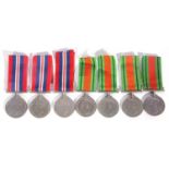 Quantity of British War Medals to include 4 x Defense Medal and 3 x 1939-45 Medal (7)