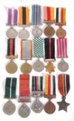 Quantity of 15 Indian and Pakistani medals to include: Quaid-e-Azam medal, 10 year service, 20