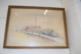 STUDY OF THE POWER STATION, GREAT YARMOUTH, FRAMED AND GLAZED