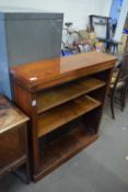 LATE 19TH/EARLY 20TH CENTURY OPEN FRONT BOOKCASE