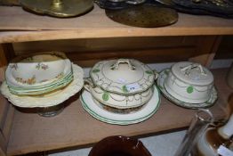 MIXED LOT: ASSORTED CERAMICS TO INCLUDE ROYAL DOULTON COUNTESS SERVING DISHES