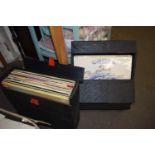 TWO CASES OF ASSORTED RECORDS