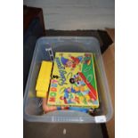 A large quantity of vintage Noddy in Toyland collectibles.Including board game, assorted vehicles,