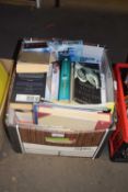 ONE BOX OF ASSORTED MAINLY PAPERBACK BOOKS AND OTHERS