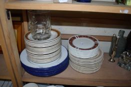QUANTITY OF ROYAL DOULTON SIDE PLATES AND VARIOUS OTHERS