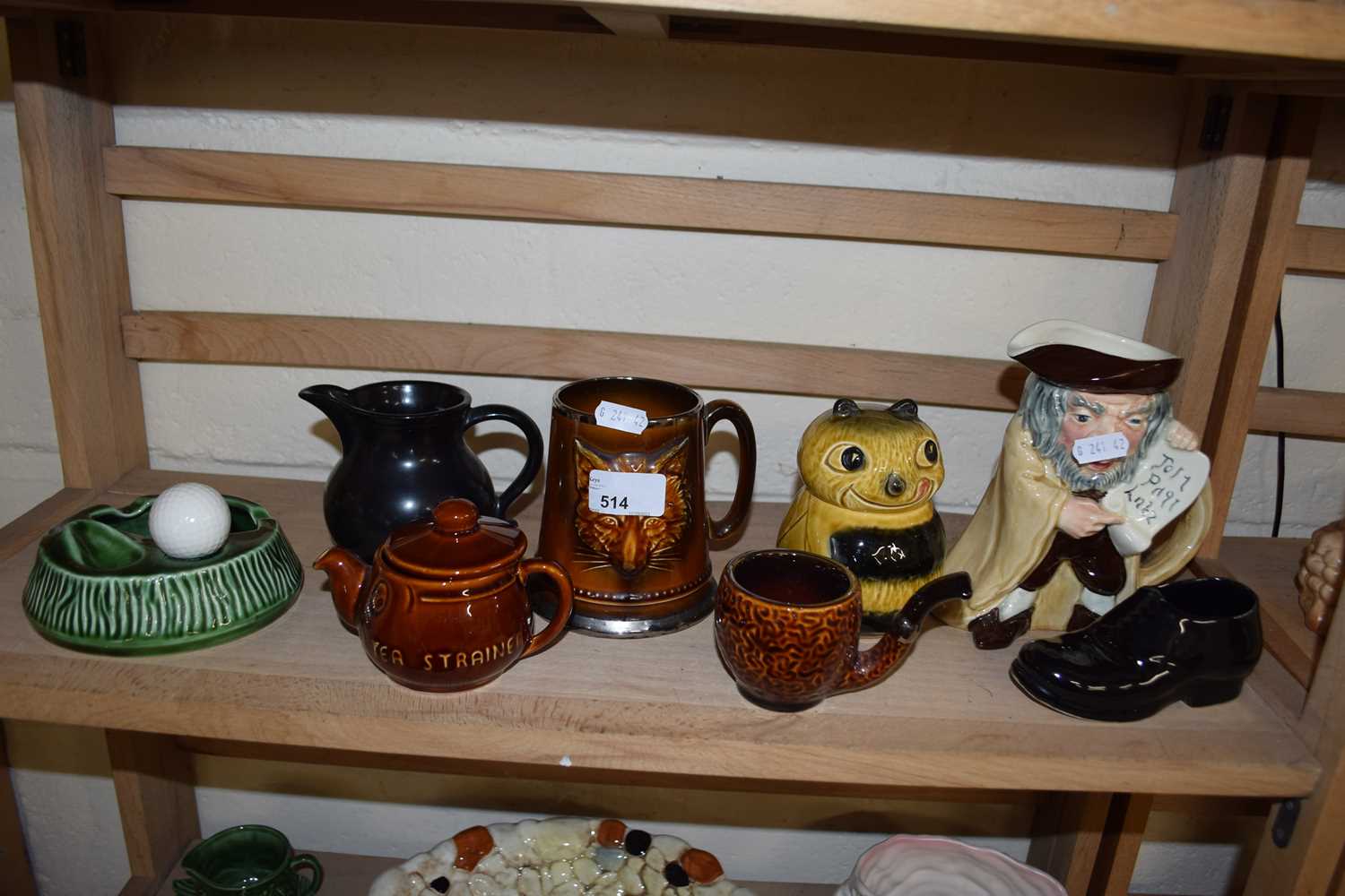 COLLECTION OF VARIOUS SYLVAC JUGS, MUGS AND OTHER NOVELTY ITEMS