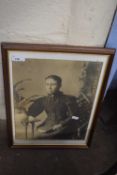 FRAMED VINTAGE BLACK AND WHITE PHOTOGRAPH, ELIZABETH SMITH