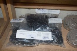 FIVE BAGS OF SAIGE FIXINGS FOR DECKING