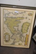 GROUP OF THREE VARIOUS REPRODUCTION MAPS, GREAT BRITAIN, AFRICA AND ENGLAND