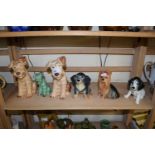 MIXED LOT: SYLVAC MODEL DOGS (6)