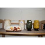 COLLECTION OF SYLVAC VASES AND SMALL PLANTER (5)