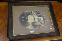 TWO FRAMED BLACK AND WHITE PHOTOGRAPHS