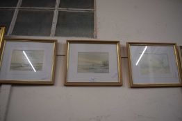 JASON PARTNER, A GROUP OF THREE VARIOUS STUDIES, FRAMED