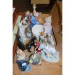 MIXED LOT: VARIOUS ASSORTED ANIMAL AND OTHER ORNAMENTS