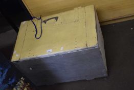 WOODEN TOOL BOX AND CONTENTS