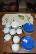 QUANTITY OF NORITAKI AND OTHER TEA WARES PLUS A FURTHER HORS D'OEUVRES DISH