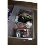 BOX OF VARIOUS PNEUMATIC PAINT SPRAY GUNS AND OTHER ITEMS