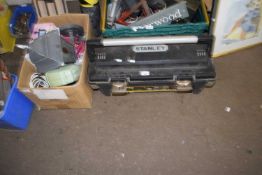 STANLEY PLASTIC TOOLBOX AND CONTENTS