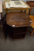 EARLY 20TH CENTURY OCTAGONAL COMBINATION TABLE AND DRINKS CABINET