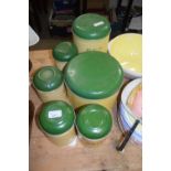 COLLECTION OF VINTAGE METAL KITCHEN STORAGE CONTAINERS