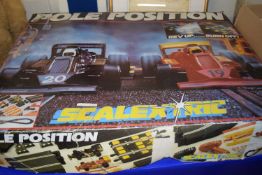 LARGE SCALEXTRIC POLE POSITION BOX WITH COMPLETE CONTENTS