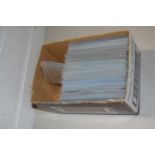 QUANTITY OF PLASTIC ENVELOPES AND POSTCARDS