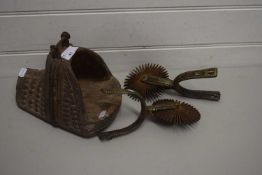 Argentine gaucho's stirrup and spurs