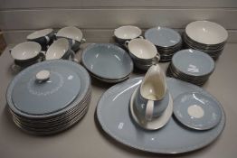 QUANTITY OF ROYAL DOULTON AEGEAN PATTERN TABLE WARES