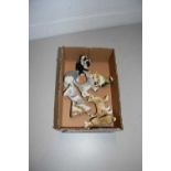 BOX CONTAINING QUANTITY OF MAINLY CATS AND SMALL DOG MODELS
