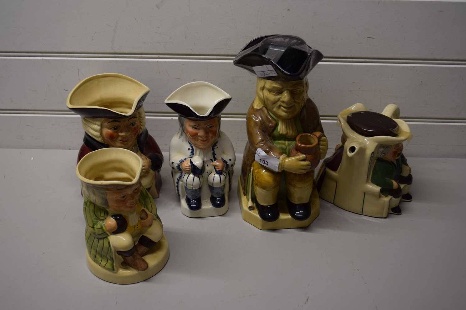 QUANTITY OF TOBY JUGS BY WOOD POTTERS