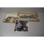 LARGE PHOTOGRAPH OF G COMPANY 2ND BATTALION NORFOLK REGIMENT, COLCHESTER 1925 AND OTHER PHOTOS