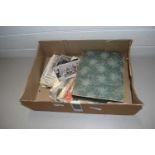 BOX CONTAINING QUANTITY OF POSTCARDS