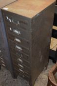 INDUSTRIAL METAL PEDESTAL CHEST