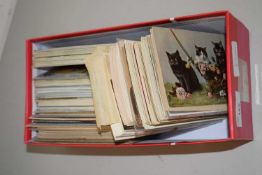 BOX OF ASSORTED POSTCARDS