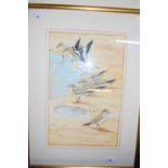 WATERCOLOUR OF BIRDS SIGNED BY JARVIS