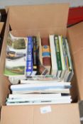 Box of assorted books, railway interest