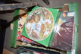 One box of jigsaw puzzles, games etc