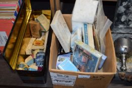 Mixed Lot: Packet of vintage tobacco and various cigarettes and cigarette boxes