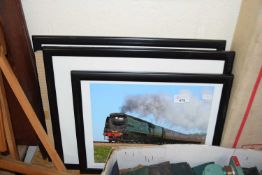 Collection of various modern railway prints