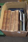 One box of books to include Lewis' Topographical Dictionary of England