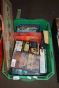Box of mixed books, picture, dvds etc