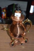 Copper spirit kettle