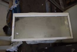 Mirror in white painted frame