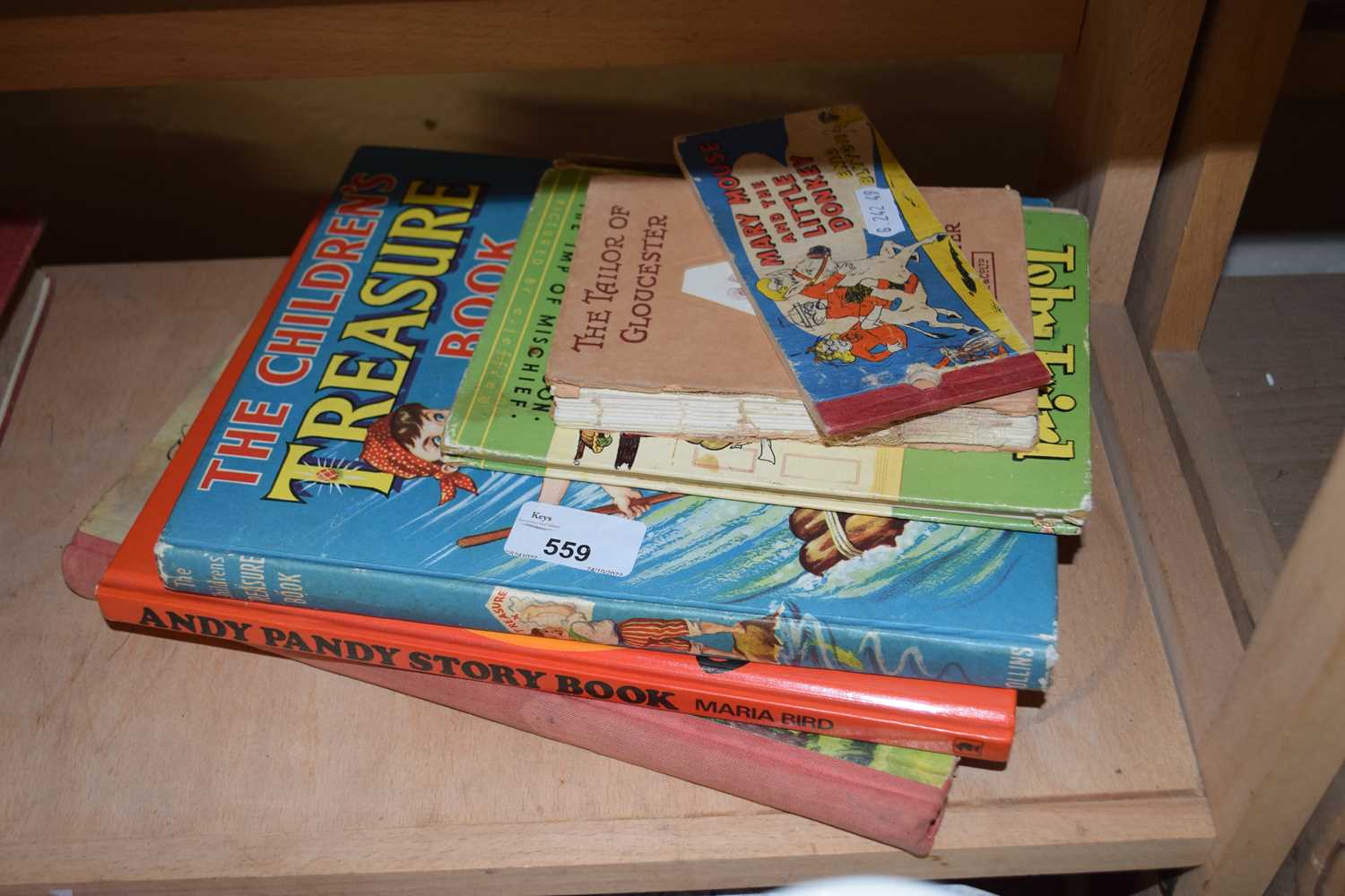 Mixed Lot: Various vintage childrens books to include Andy Pandy