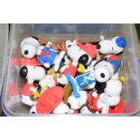 Box of Snoopy toys