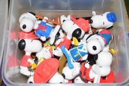 Box of Snoopy toys