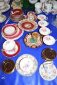 Mixed Lot: Tea wares to include Royal Grafton, Paragon and others