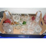 Mixed Lot: Various assorted drinking glasses, decanter etc