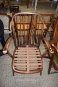 Ercol stick back chair frame